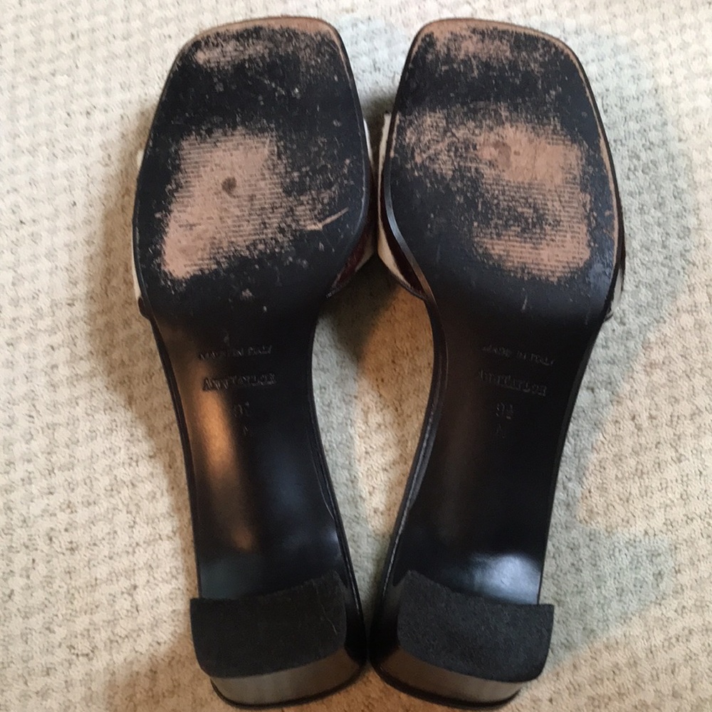 🐄Vtg Ann Taylor calfhair slides🐄 - Picture 4 of 7